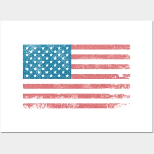 American Flag Retro Posters and Art